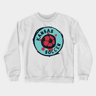 Kansas Soccer 01 Crewneck Sweatshirt